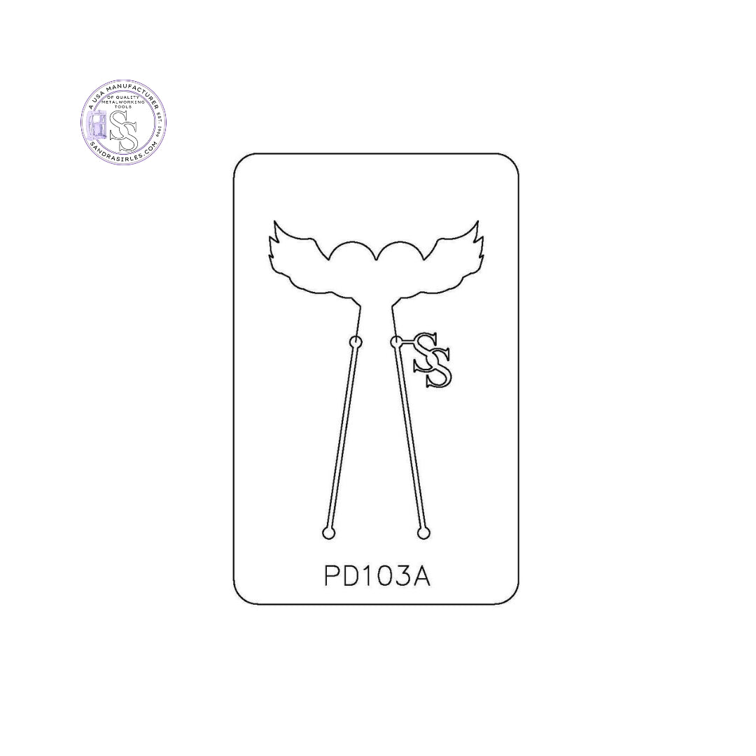 PANCAKE DIE PD103 HEART / WINGS